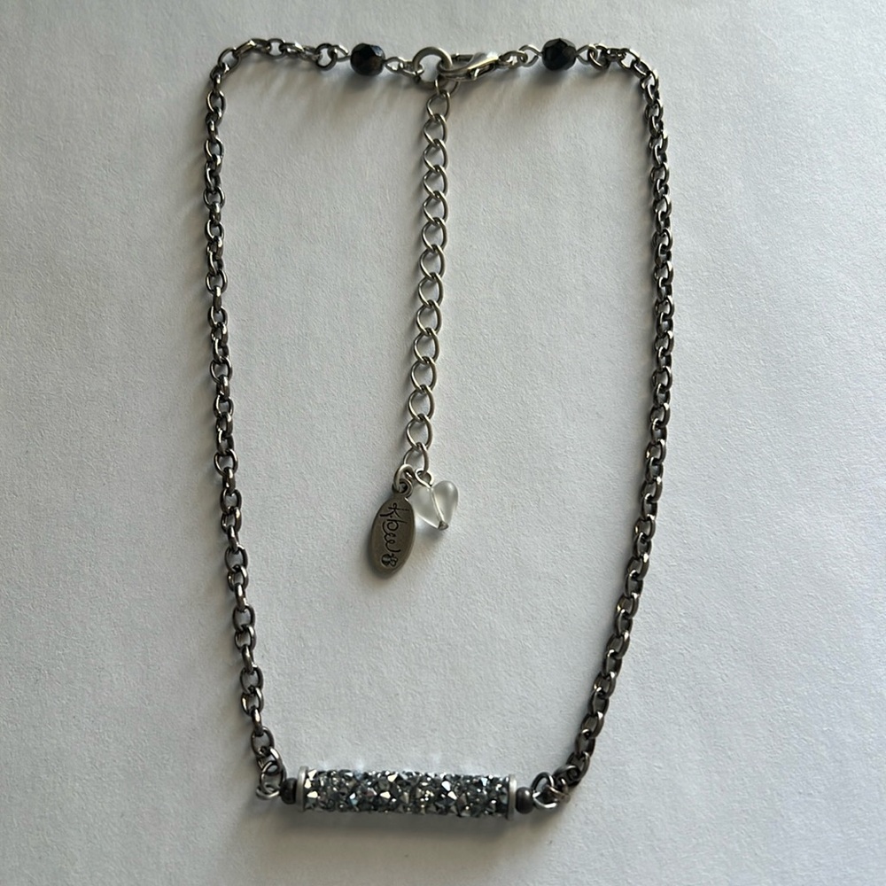 Crystal Bar Necklace
